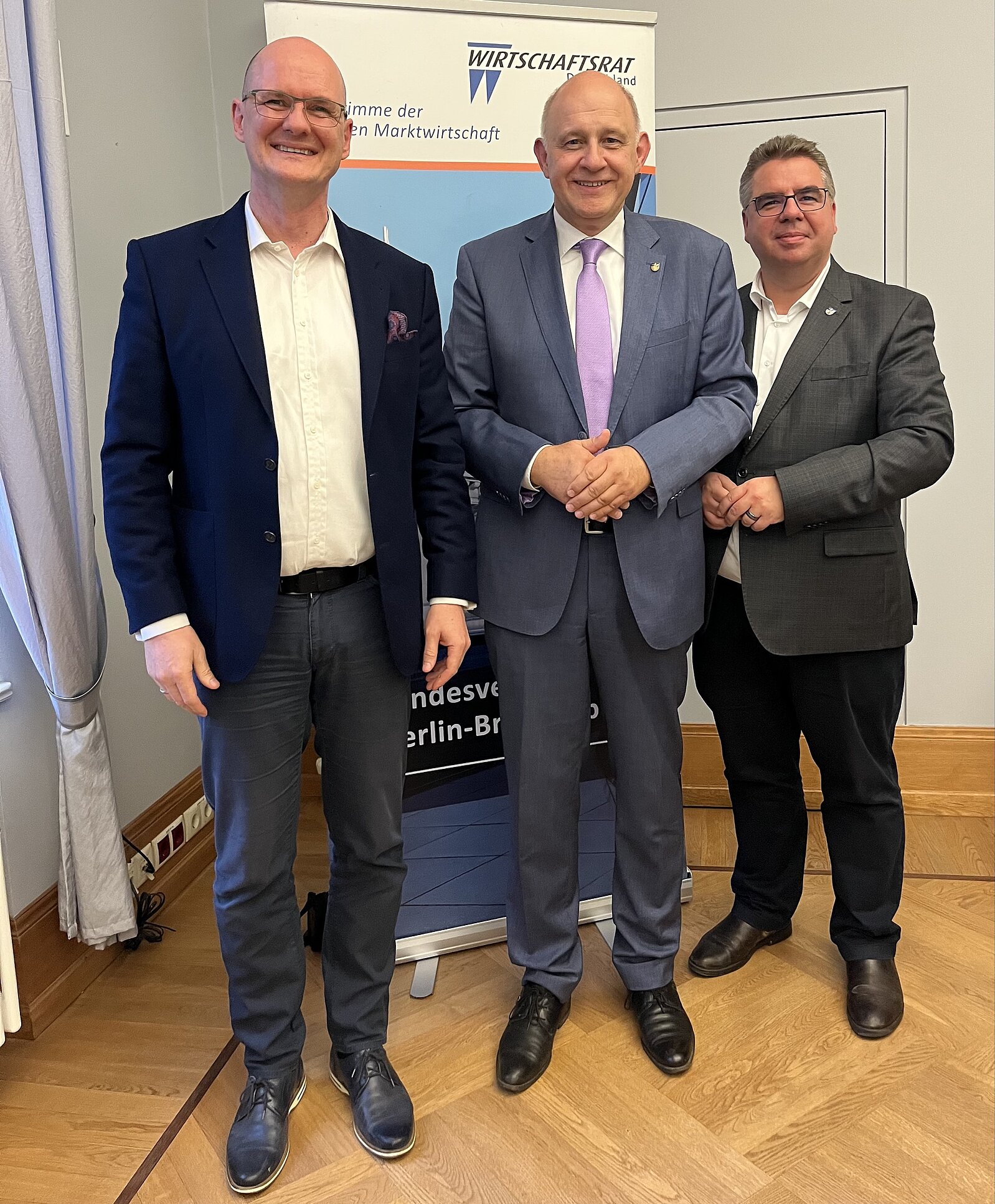 Von links: Dr. Eckehard Frisch, Roger Lewandowski, Michael Koch