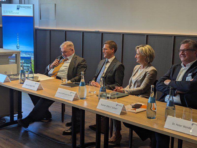 Rede Wolfgang Steiger Empfang Joachim Rudolf