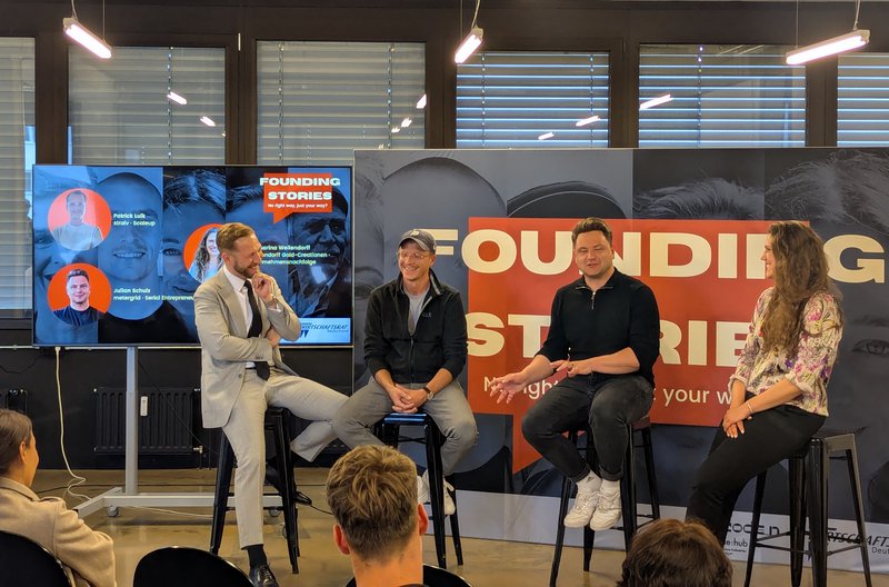 Founding Stories Diskussionsrunde