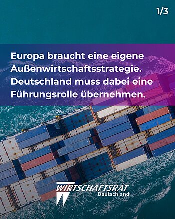 Wer eigene Interessen nicht definiert, dem werden sie von anderen definiert. Unser Positionspapier zeigt, wie Europa...
